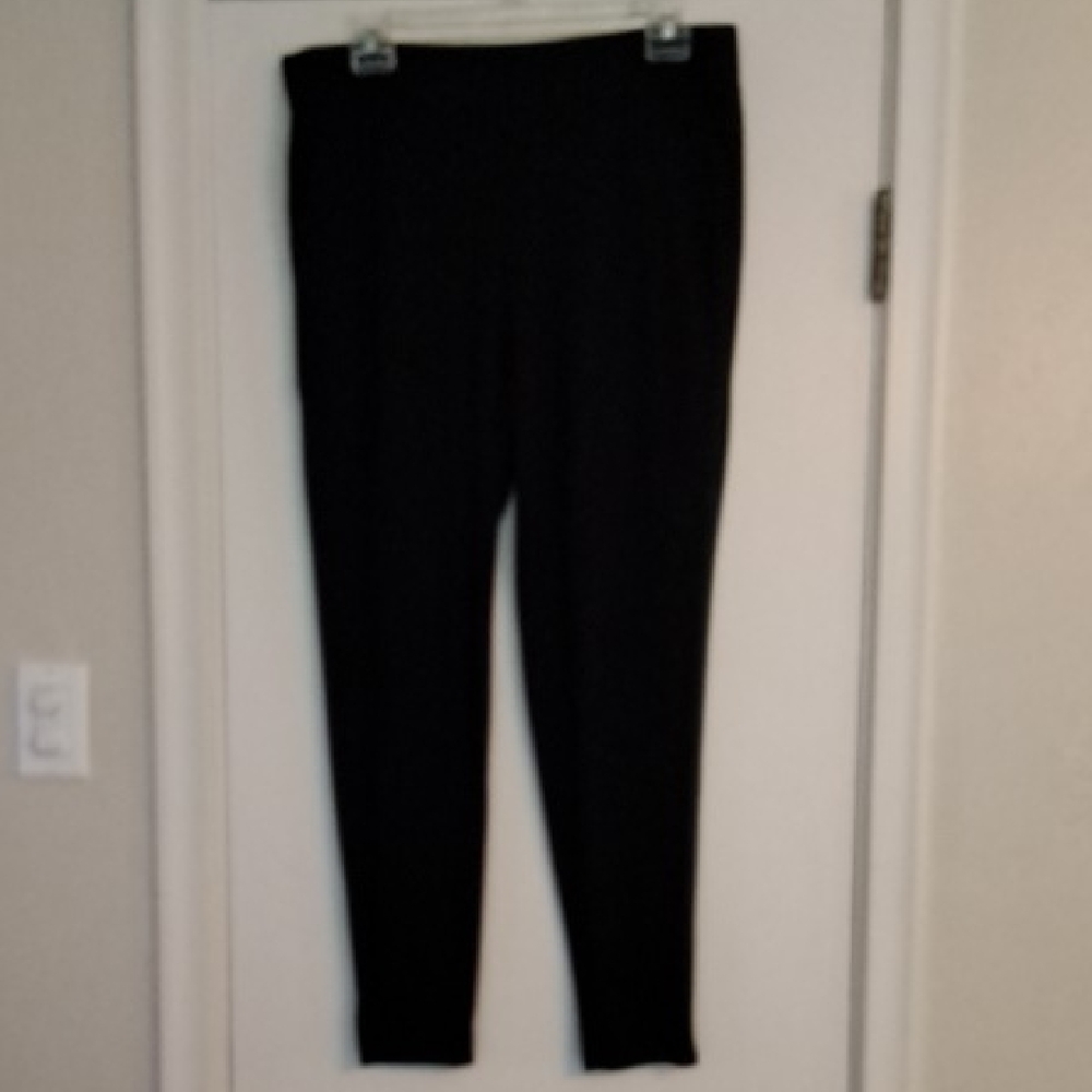 Eileen Fisher Black Straight Leg Pants